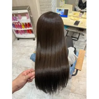 ロング 💓透明感カラー 心斎橋No1💓のヘアスタイル