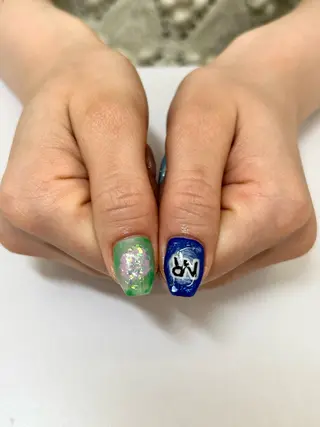 ネイル プライベートネイルサロンone nail所属・one nail 【推し/概念ネイル】のネイルデザイン