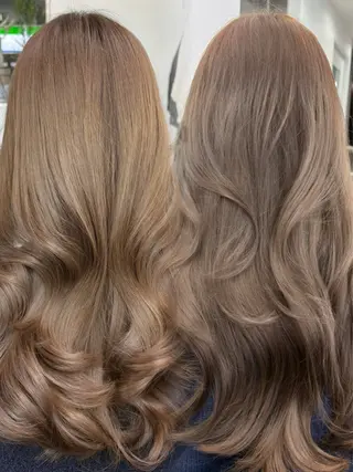 ロング カラー Ardore 韓国風カラー大阪のヘアスタイル