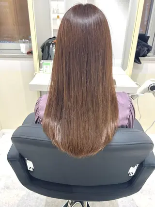 ロング カラー 半個室サロン/透明感 /艶髪♡岸上 温♡のヘアスタイル