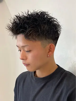 ショート パーマ SALON所属・東海市SALON men's限定のヘアスタイル