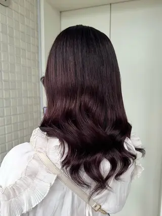 ロング カラー 縮毛矯正/艶髪カラー /パーマ/ひふみ🌱のヘアスタイル