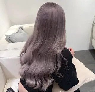 ロング カラー ばんば ももかのヘアスタイル