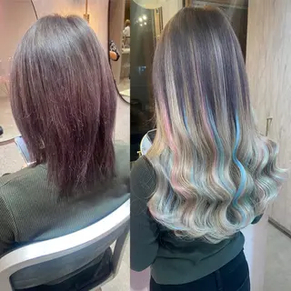 ロング 新宿/韓国ヘア 中明度カラー/かやのヘアスタイル