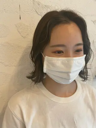 ショート カラー ヘアアレンジ satsuki 暖色・ブラウンカラーのヘアスタイル