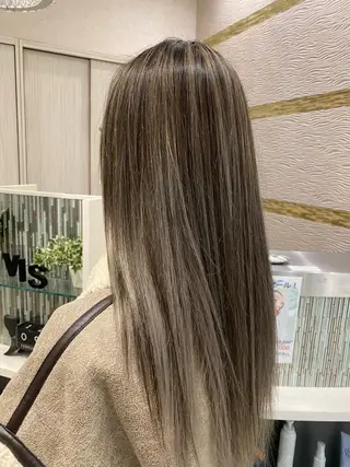 セミロング カラー ノンダメージサロンBonheur銀座並木通り店所属・ULTOWA/銀座 ERIのヘアスタイル