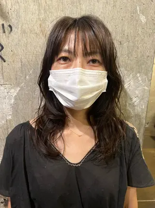 ロング カラー ROBBY所属・松井美樹/似合わせ ガーリー・韓国のヘアスタイル