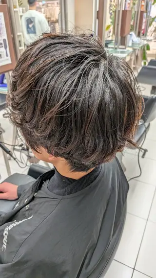 ショート パーマ TONI＆GUY酒井 紅氏朗のヘアスタイル