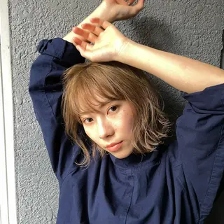 セミロング LOREN＋透明感 オリーブhirokoのヘアスタイル