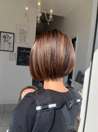 ショート che're AMIE所属・山中 真紫のヘアスタイル