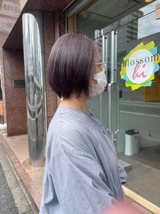 ショート カラー 髪質改善/Bloss om🌷高橋沙衣のヘアスタイル