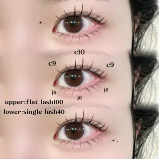 マツエク・マツパ 金子 心咲のマツエク・マツパデザイン