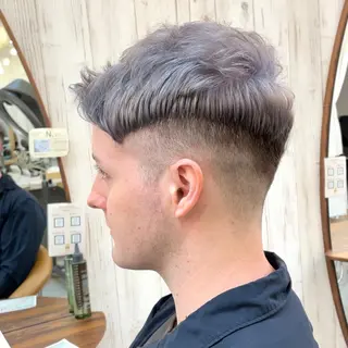 ショート カラー メンズ 縮毛/レイヤー 韓国/橋口のヘアスタイル