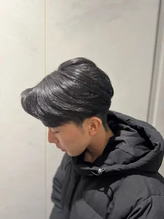 メンズ 曲がる縮毛/カルマパ ーマ/池袋/横村大全のヘアスタイル