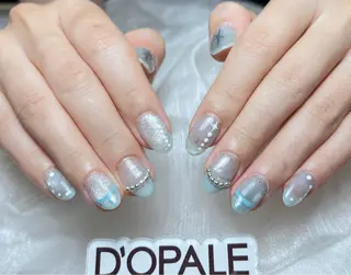 ネイル D‘OPALEサロン所属・長さ出し専門店 上野kkのネイルデザイン