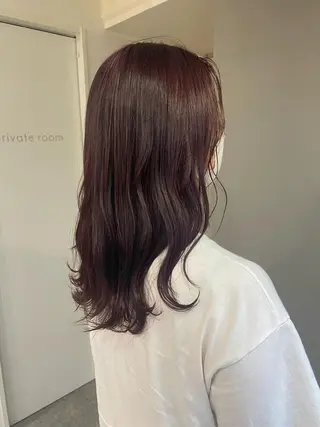 セミロング カラー ヘアアレンジ ボブ /ニュアンス/ satomi🧸💖のヘアスタイル