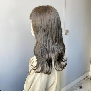 セミロング カラー 赤み消しカラー 🍀JUNKIのヘアスタイル