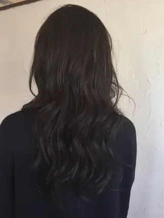 ロング カラー ヘアアレンジ Add9 久保田 陽代のヘアスタイル