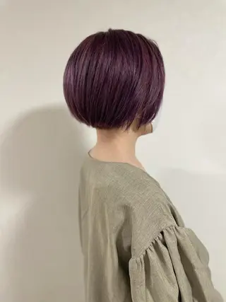 ショート 艶髪カラー& トリートメント　松村のヘアスタイル