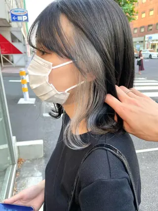 ミディアム 💍大人デザイン /ハイトーン♡リクトのヘアスタイル