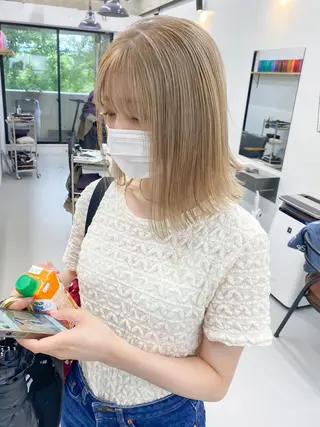 ミディアム カラー 栄・伏見 JOULE'Sのヘアスタイル