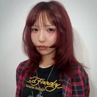 カラー soi conc所属・AYU/ブリーチ/ ハイトーンカラーのヘアスタイル