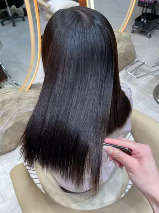 ロング 竹田 真梨子のヘアスタイル