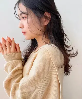 ロング カラー k-twoあべのキューズモール店所属・k-two☁あべの/ 艶感カラー/Touaのヘアスタイル