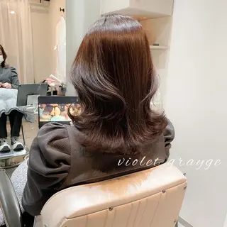 ミディアム LOMA🇰🇷 銀座クボタのヘアスタイル