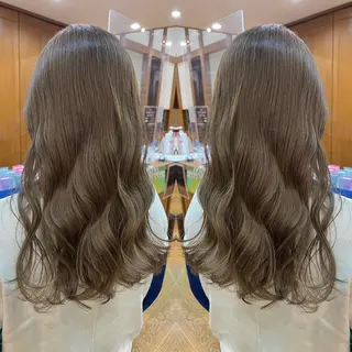 ミディアム カラー パーマ Artist 藤﨑紘成のヘアスタイル