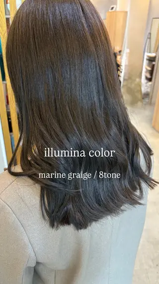 セミロング 似合わせ🌿 AYAKAのヘアスタイル