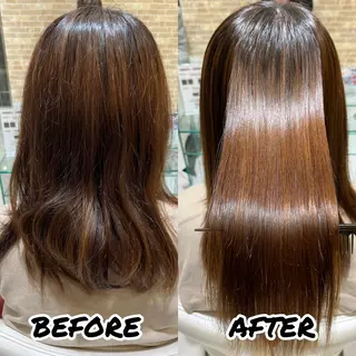 セミロング 髪質改善美容師 鈴木のヘアスタイル