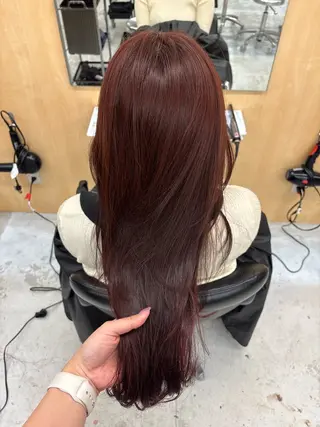 ロング カラー 韓国レイヤー/暖色 カラー/KOTONEのヘアスタイル