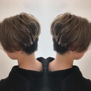 ショート カラー 柴田 祐輔のヘアスタイル