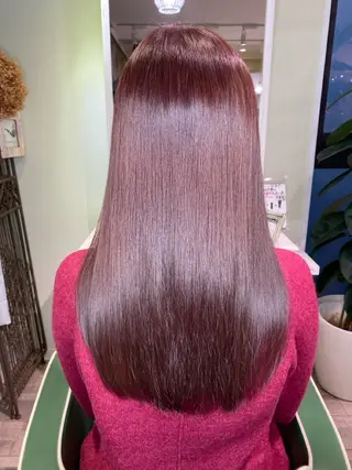 ロング カラー 栗形 龍乃介のヘアスタイル