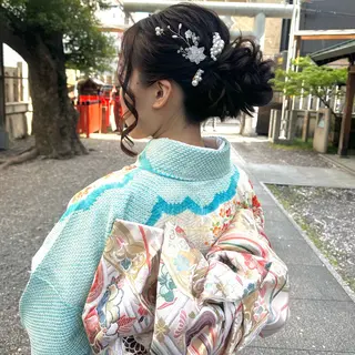 ヘアアレンジ GLOSS 心斎橋 山上のヘアスタイル