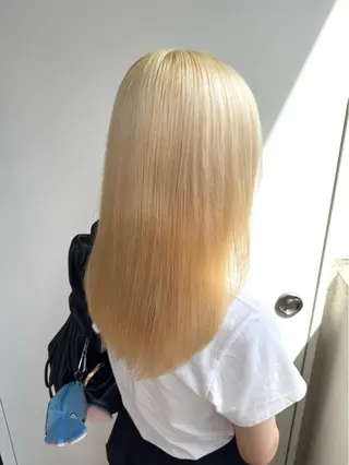 セミロング カラー 縮毛矯正/艶髪カラー /パーマ/ひふみ🌱のヘアスタイル