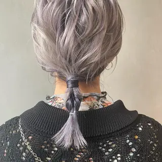 ミディアム カラー ヘアアレンジ feliz🤍 RINAのマツエク・マツパデザイン