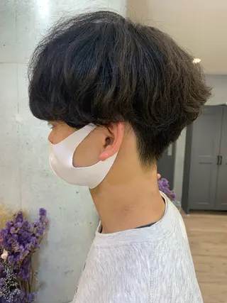 パーマ メンズ ケアブリーチ🌟 ♢WATARU♢のヘアスタイル