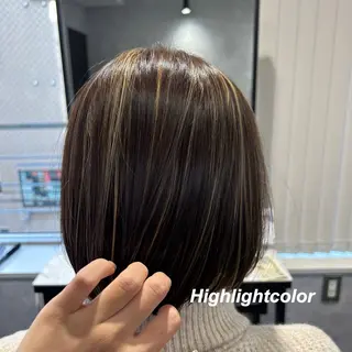 ミディアム カラー プルエクステ/インナ ーカラー🦊はるなのヘアスタイル