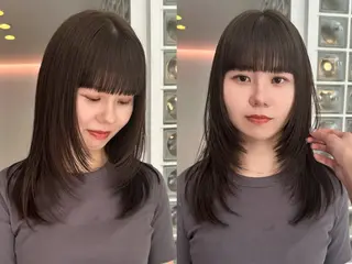 セミロング FILMS所属・レイヤーボブ★ cocomoのヘアスタイル