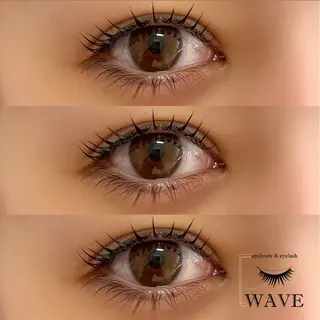 マツエク・マツパ eyebrow & eyelash WAVE所属・brow&lash WAVEのマツエク・マツパデザイン