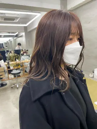ミディアム カラー yiye 青山所属・無料カットモデル募集 🌱ひょうがのヘアスタイル