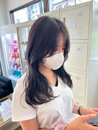 ロング カラー 🫧顔周りカット 🫧樫村優香のヘアスタイル