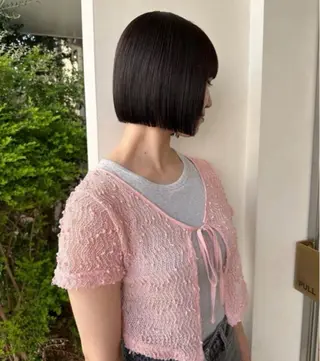 ショート wixy mimi所属・ボブ/透明感カラー 🌿栄🌿kouneのヘアスタイル