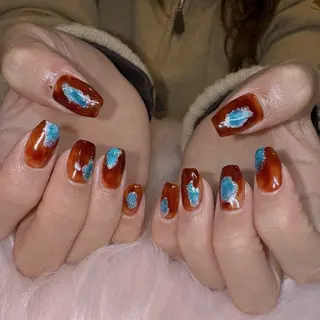 ネイル RIEKO🍒 ワンホン♡推しネイルのネイルデザイン