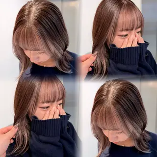 ミディアム 🦈AKARI🦈 袋町/韓国風/透明感のヘアスタイル