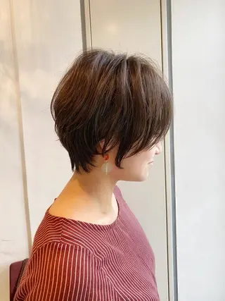 ショート パーマ 美髪❣️縮毛矯正/ 髪質改善✨/山本のヘアスタイル