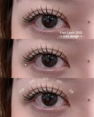 マツエク・マツパ epill Lenna .🦋のマツエク・マツパデザイン