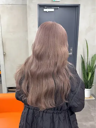 ロング カラー nico TOKYO 渋谷所属・ブリーチ　ハイトーン 特化🌈フジタハルキのヘアスタイル